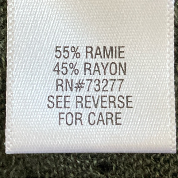 Olive loose knit cardigan, size 1X NWT, open front, Croft & Barrow brand - Picture 5 of 6